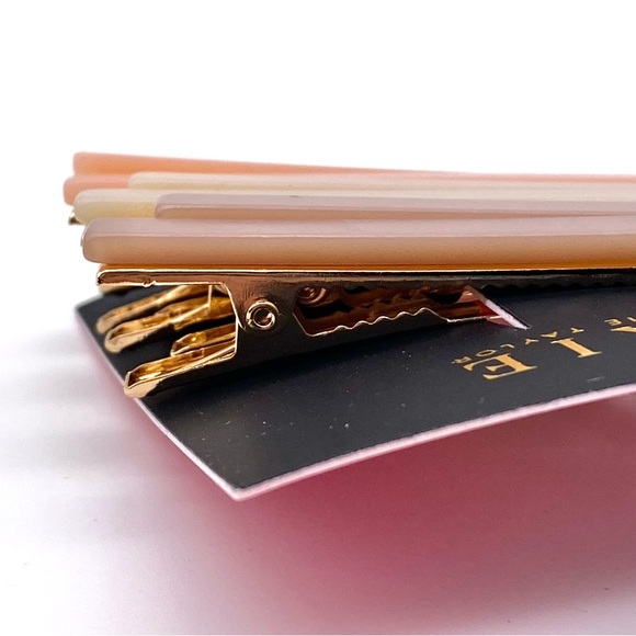 NWT Zaxie Mixed Lucite Bar Clips (6) - Picture 11 of 13